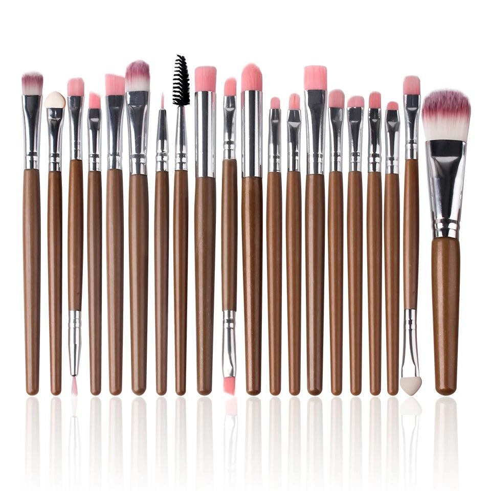 NEWCOME 20PCs Makeup Brush Set Cosmetict Makeup For Face Make Up Tools Women Beauty Professional Foundation Blush Eyeshadow
