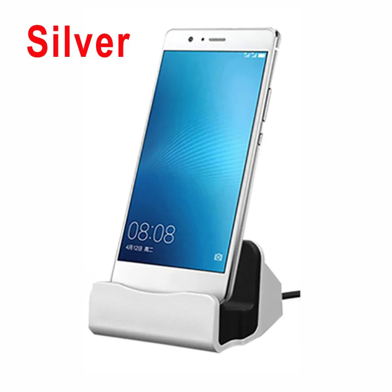 قاعدة شحن USB لسطح المكتب لأجهزة iPhone وXiaomi وSamsung والمزيد