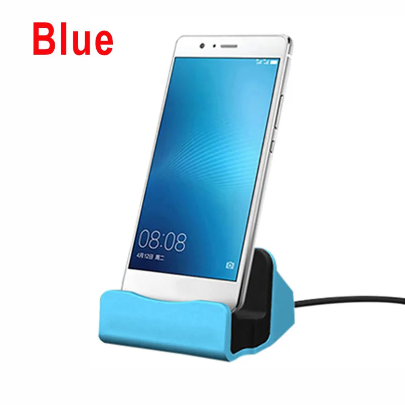 قاعدة شحن USB لسطح المكتب لأجهزة iPhone وXiaomi وSamsung والمزيد
