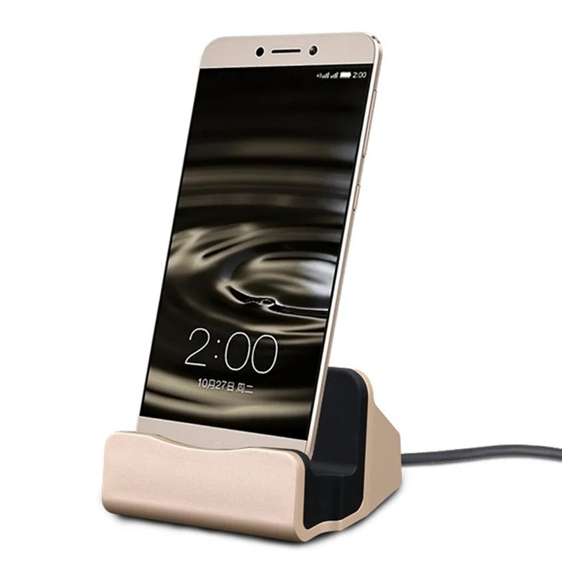 قاعدة شحن USB لسطح المكتب لأجهزة iPhone وXiaomi وSamsung والمزيد
