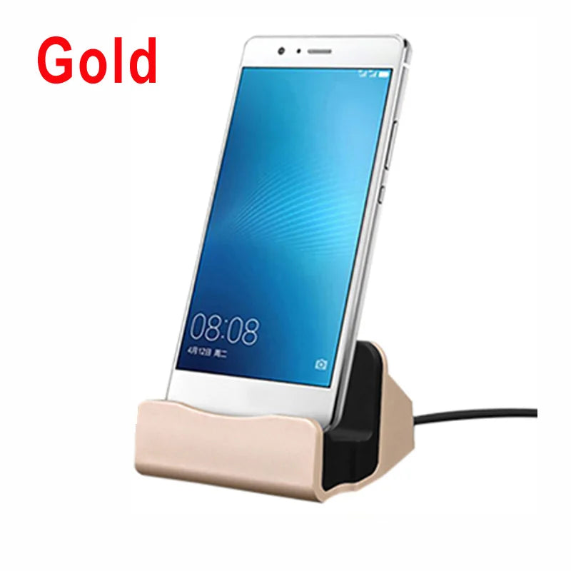 قاعدة شحن USB لسطح المكتب لأجهزة iPhone وXiaomi وSamsung والمزيد