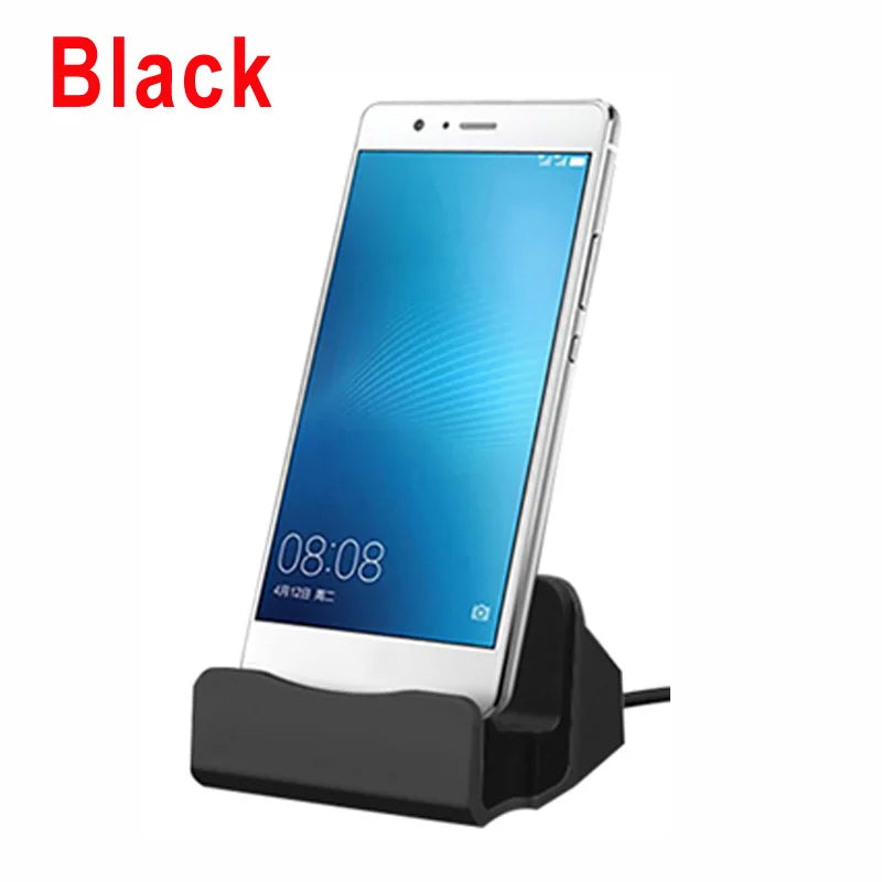 قاعدة شحن USB لسطح المكتب لأجهزة iPhone وXiaomi وSamsung والمزيد