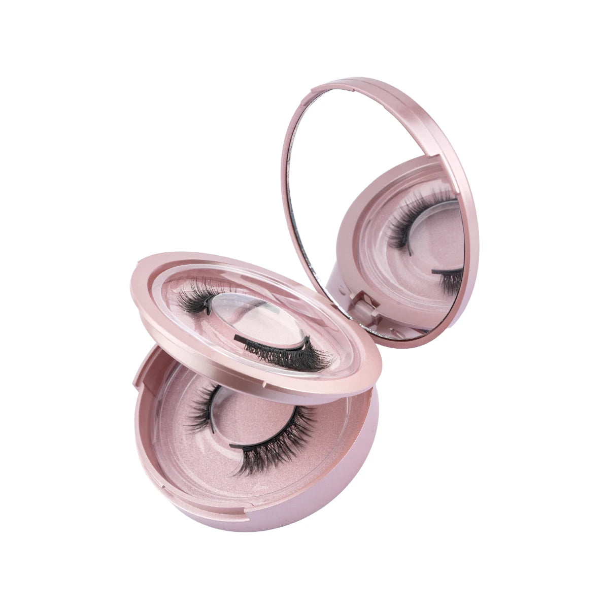 Magnetic Eyelashes 1/2 Pairs Handmade 3D Mink Lashes Reusable False Eyelashes Set Natural Long Fake Eyelash Makeup Tweezers Tool