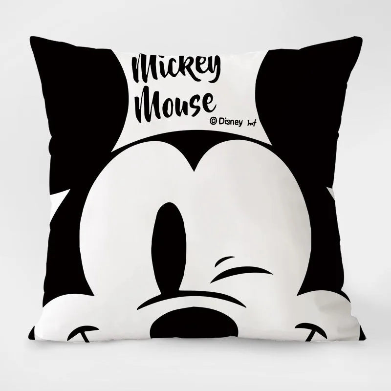 Disney Black & White Mickey Mouse Pillowcase – Stylish & Fun Home Décor