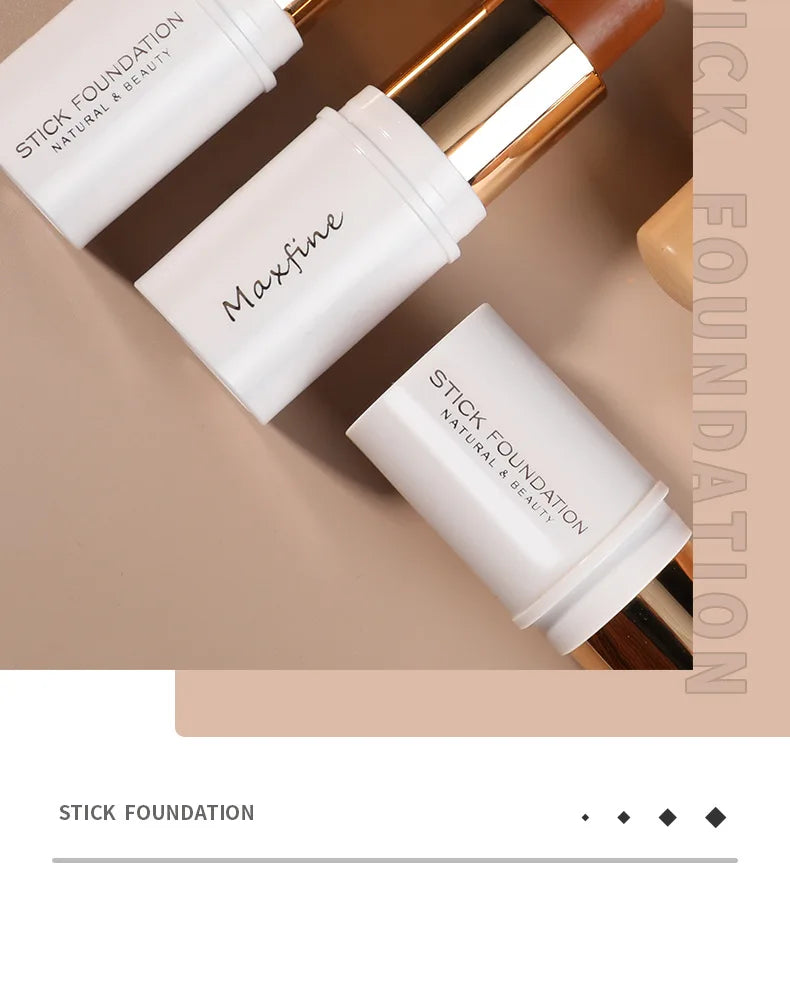 New 6 Color Foundation Stick Natural Lasting Waterproof Fashion Multi-functional Concealer Foundation Make-up for All Skin Types