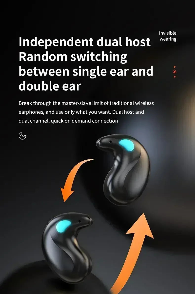 X55 Wireless Sleep Earphones β Noise Reduction & Bluetooth Headset