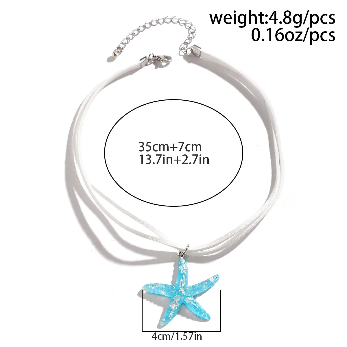 2025 Multi-Layered Starfish Pendant Necklace – Boho Beach Style for Women 🌊⭐