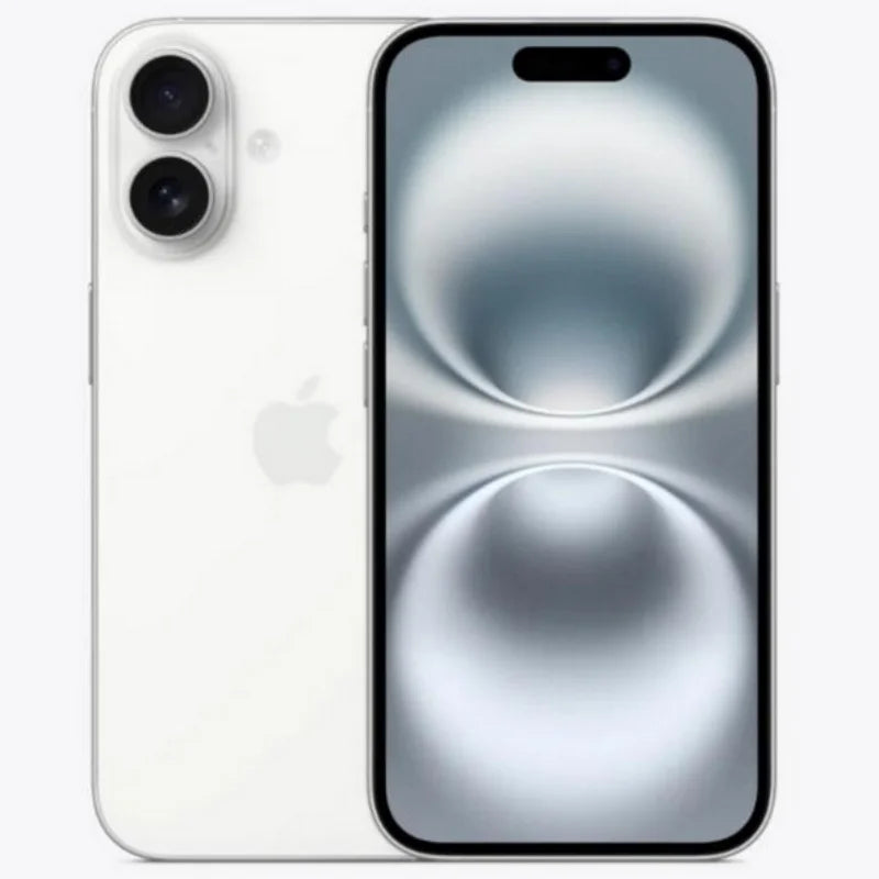 هاتف iPhone 16 الأصلي بشريحة مادية 6.1 بوصة A18 هاتف محمول 5G مفتوح من Apple Face ID 8GB + 128/256/512GB هاتف ذكي ثنائي الشريحة