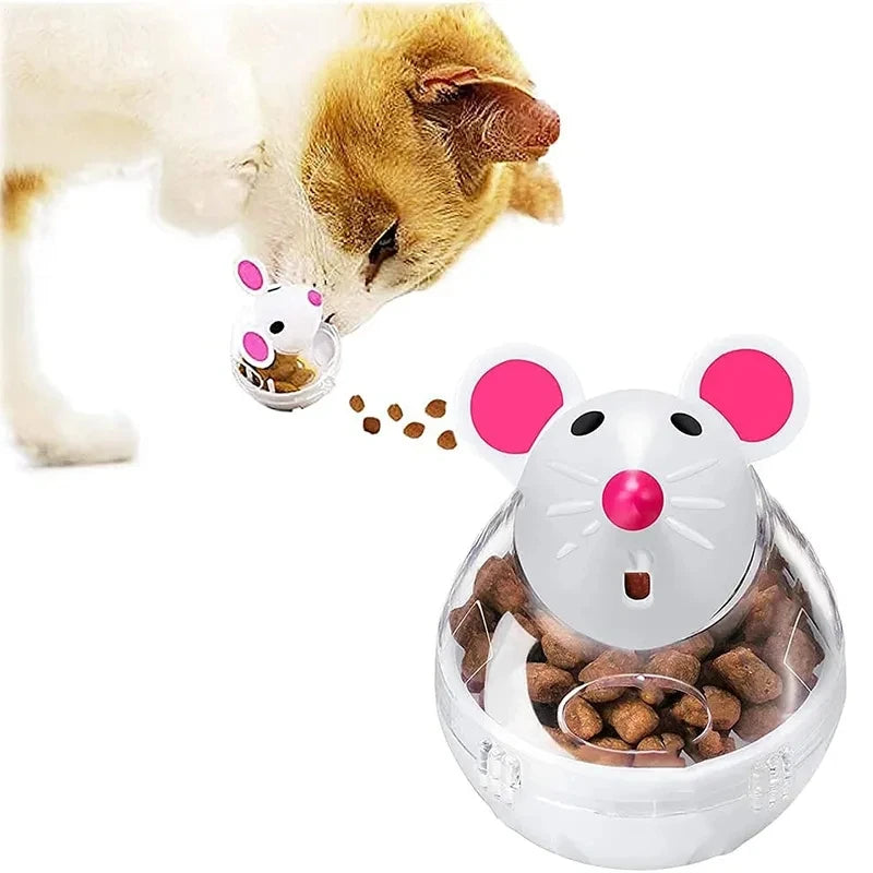 Interactive Cat Food Dispenser Toy β Tumbler Puzzle Ball for Smart Play πΎπ