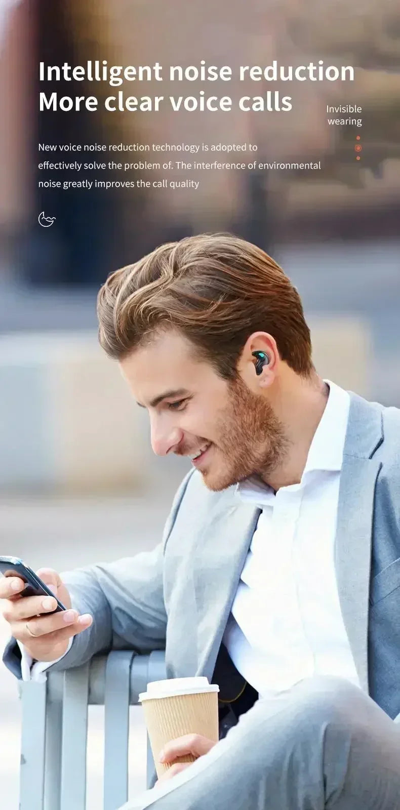 X55 Wireless Sleep Earphones β Noise Reduction & Bluetooth Headset