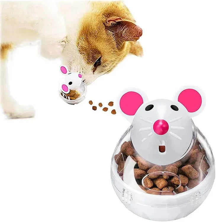 Interactive Cat Food Dispenser Toy β Tumbler Puzzle Ball for Smart Play πΎπ