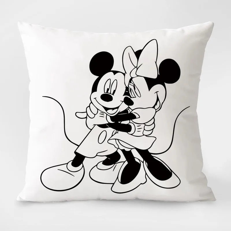 Disney Black & White Mickey Mouse Pillowcase – Stylish & Fun Home Décor