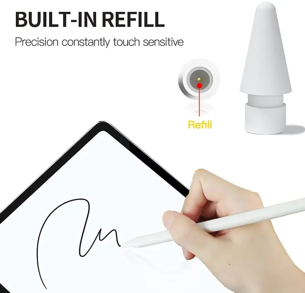 Replacement Tips for Apple Pencil (1st & 2nd Gen) – Smooth & Durable Nibs