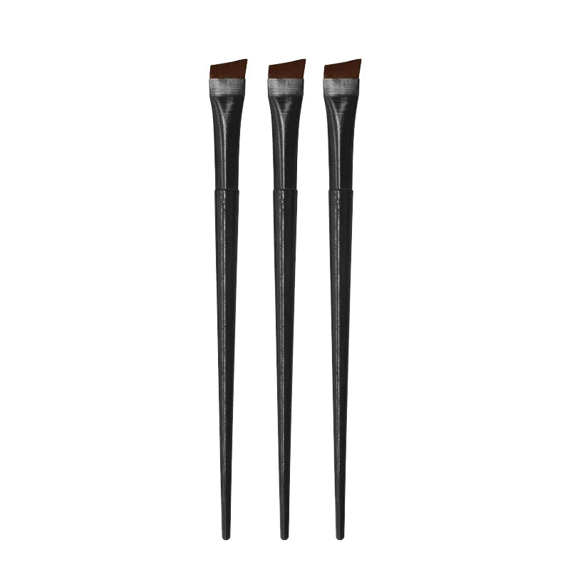 New 2 pieces/set eyebrow contour brush eyebrow eyeliner brush portable small angle eyebrow brush female makeup tool