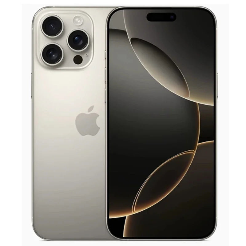 Original 6.9" iPhone 16 Pro Max LTPO Super Retina XDR OLED Face ID NFC A18Pro 256/512GB 8GB 98% New 5G Dual SIM Card Cell Phone