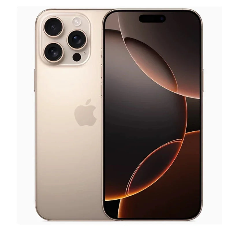 Original 6.9" iPhone 16 Pro Max LTPO Super Retina XDR OLED Face ID NFC A18Pro 256/512GB 8GB 98% New 5G Dual SIM Card Cell Phone