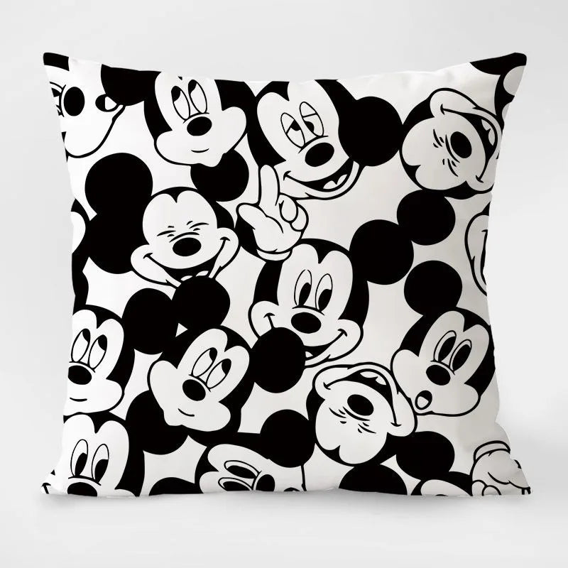 Disney Black & White Mickey Mouse Pillowcase – Stylish & Fun Home Décor