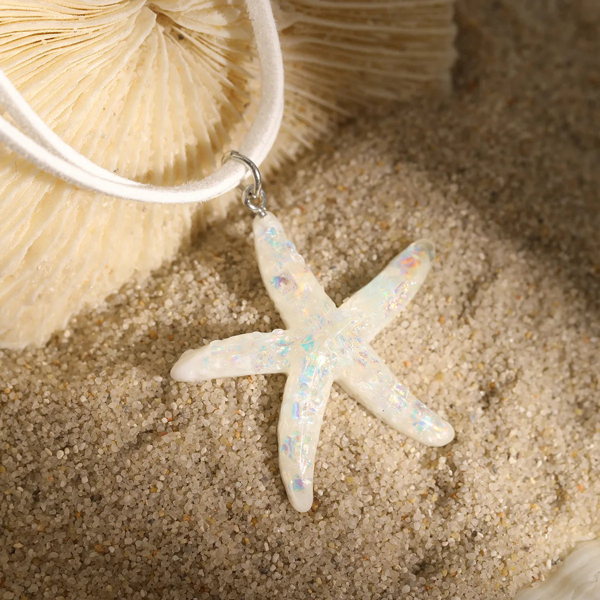 2025 Multi-Layered Starfish Pendant Necklace – Boho Beach Style for Women 🌊⭐