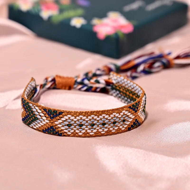 12 Colors Bohemia Friendship Tassel Bracelet for Women β Cotton Rope Weaving Fashion Beach Boho Bracelet