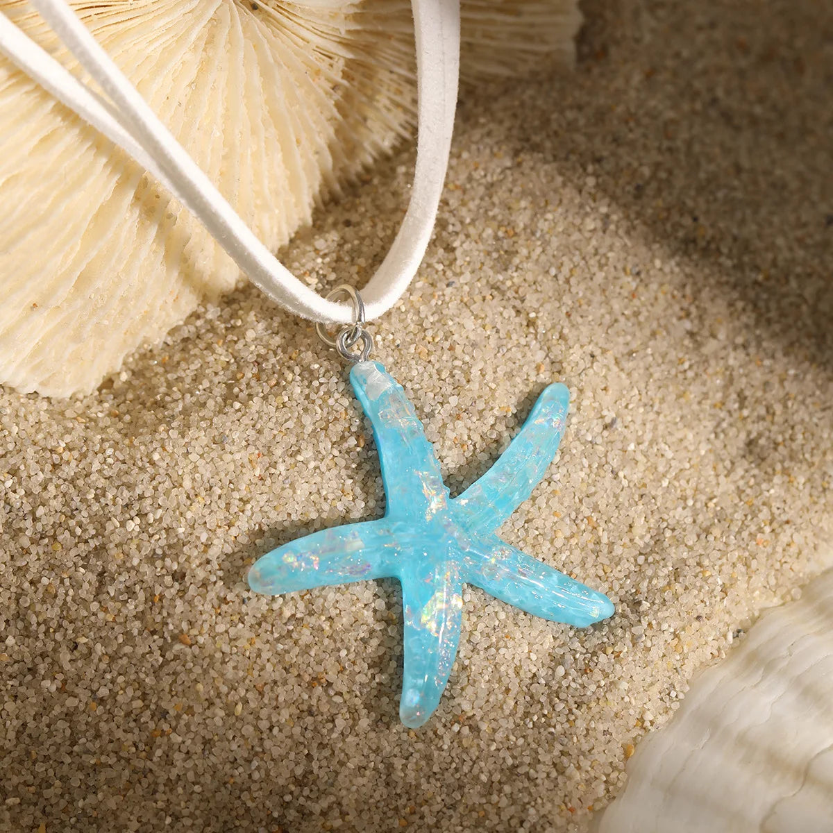 2025 Multi-Layered Starfish Pendant Necklace – Boho Beach Style for Women 🌊⭐
