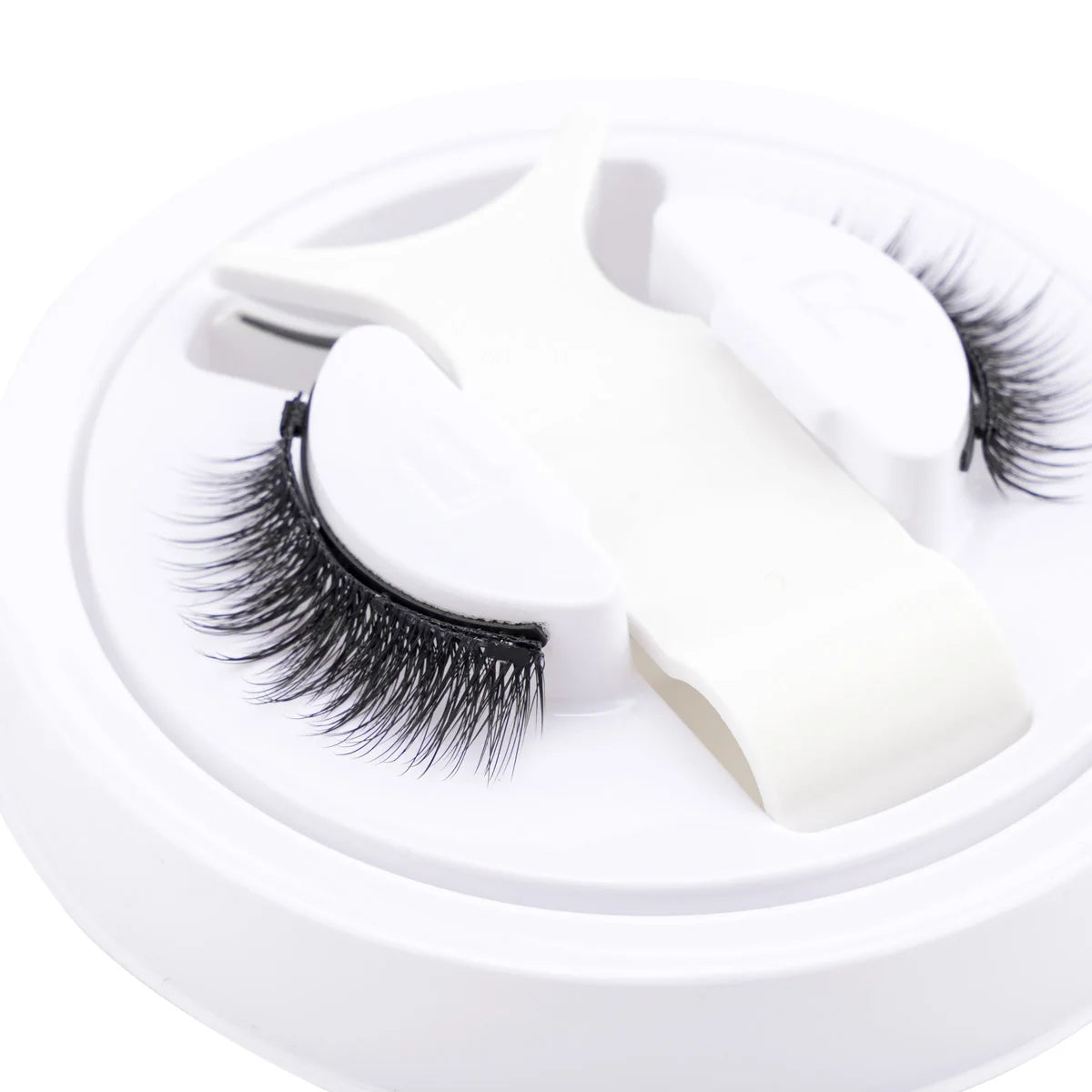 Magnetic Eyelashes 1/2 Pairs Handmade 3D Mink Lashes Reusable False Eyelashes Set Natural Long Fake Eyelash Makeup Tweezers Tool