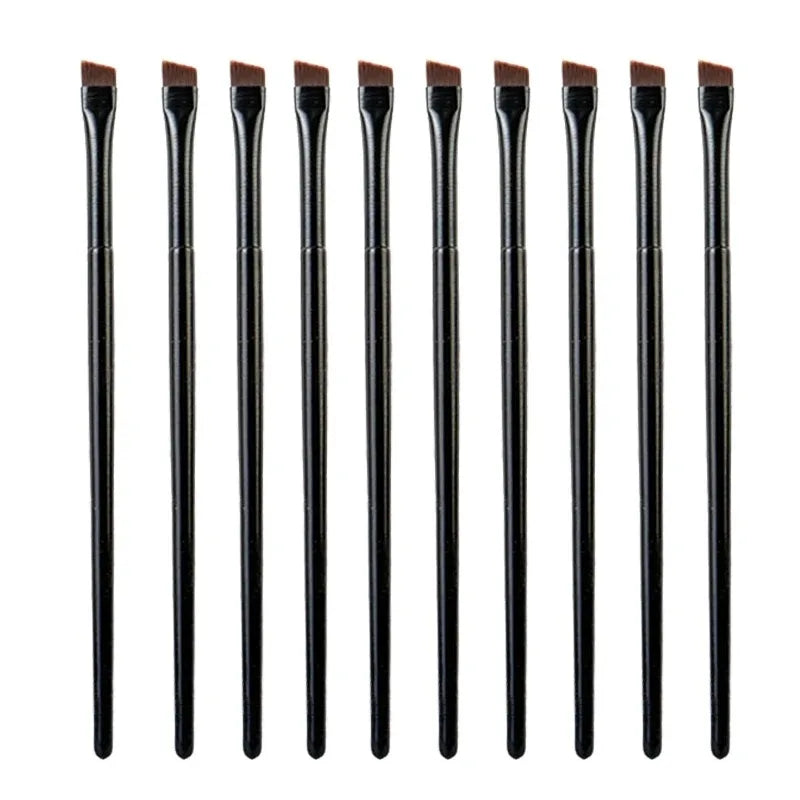 New 2 pieces/set eyebrow contour brush eyebrow eyeliner brush portable small angle eyebrow brush female makeup tool