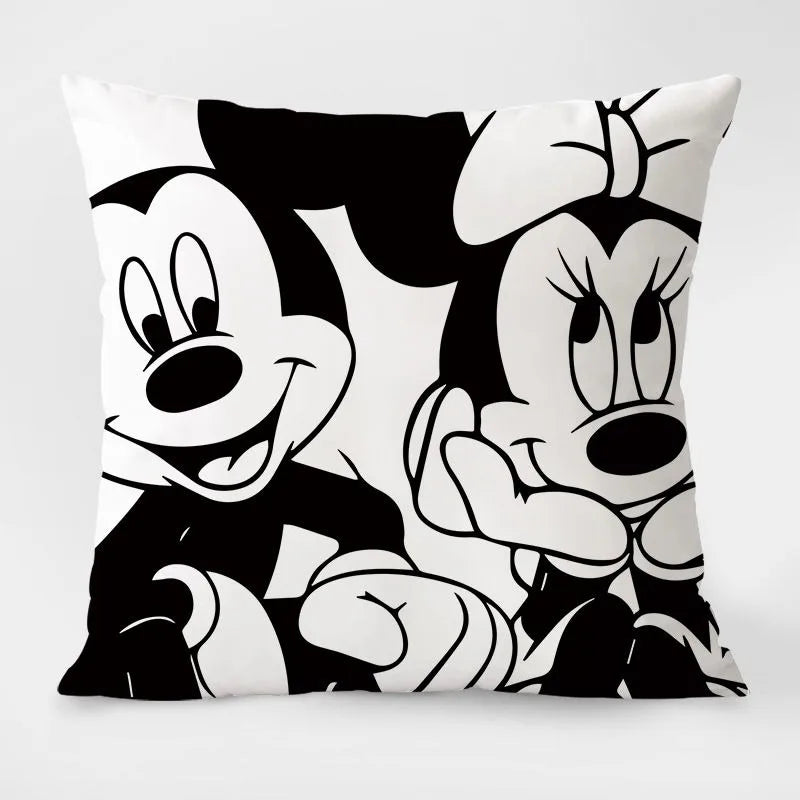 Disney Black & White Mickey Mouse Pillowcase – Stylish & Fun Home Décor