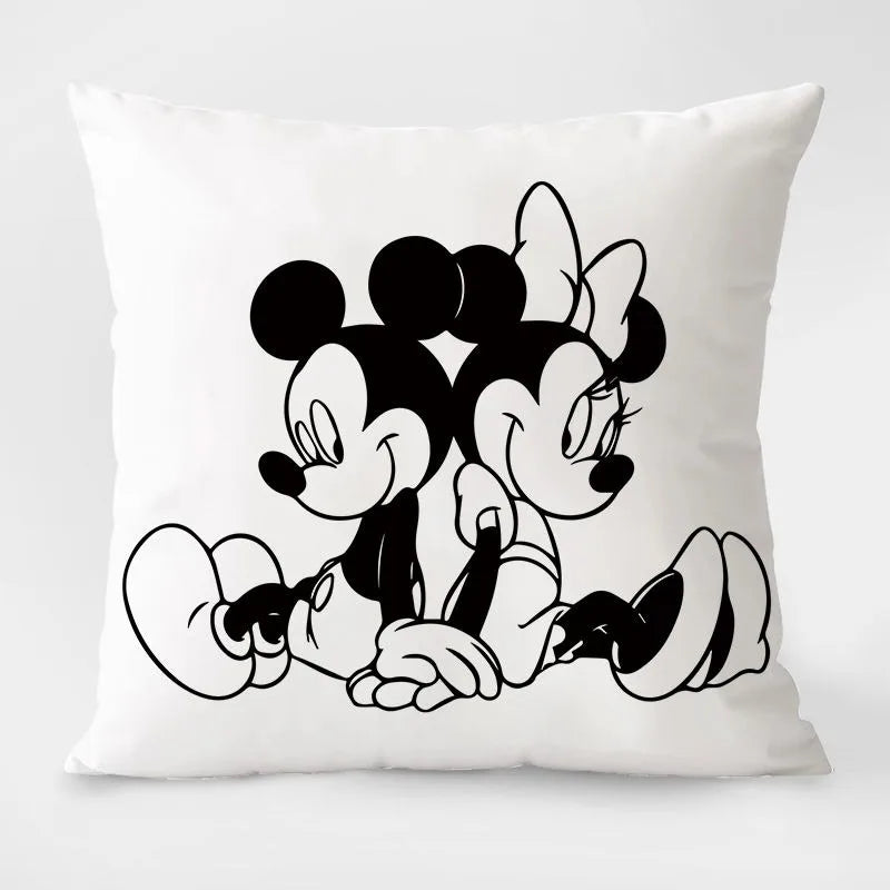 Disney Black & White Mickey Mouse Pillowcase – Stylish & Fun Home Décor