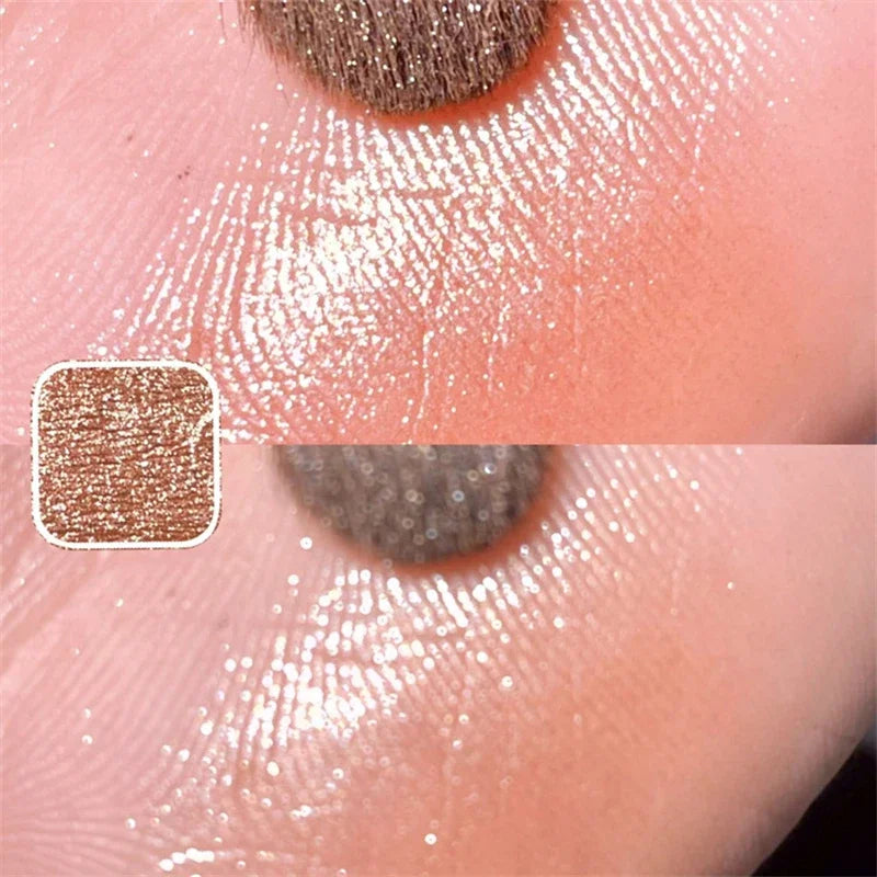 Emboss Style 10 Colors Eyeshadow Palette Glitter Highlighter Face Contour Blush Palette Matte Eyeshadow Women Beautiful Makeup