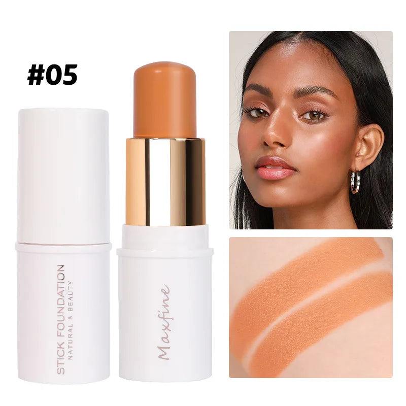 New 6 Color Foundation Stick Natural Lasting Waterproof Fashion Multi-functional Concealer Foundation Make-up for All Skin Types