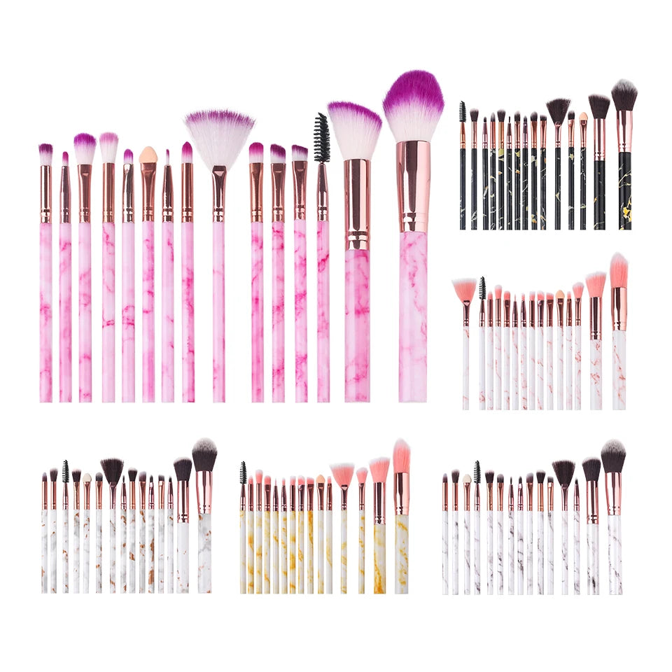 NEWCOME 20PCs Makeup Brush Set Cosmetict Makeup For Face Make Up Tools Women Beauty Professional Foundation Blush Eyeshadow