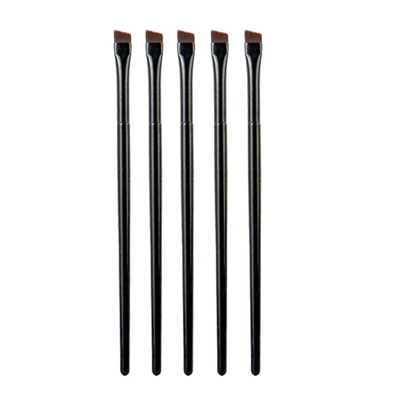 New 2 pieces/set eyebrow contour brush eyebrow eyeliner brush portable small angle eyebrow brush female makeup tool