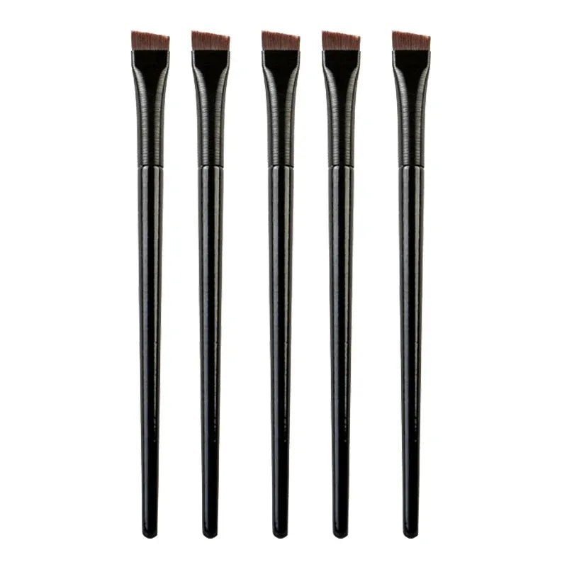 New 2 pieces/set eyebrow contour brush eyebrow eyeliner brush portable small angle eyebrow brush female makeup tool