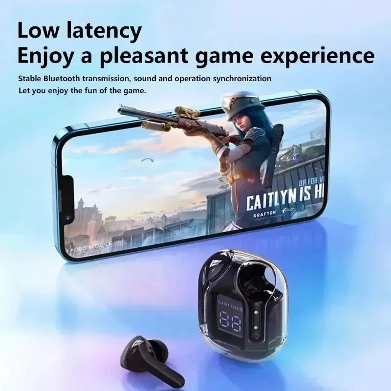 TWS Wireless Bluetooth Earphones - Noise Canceling, HiFi Stereo with Digital Display Charging Case
