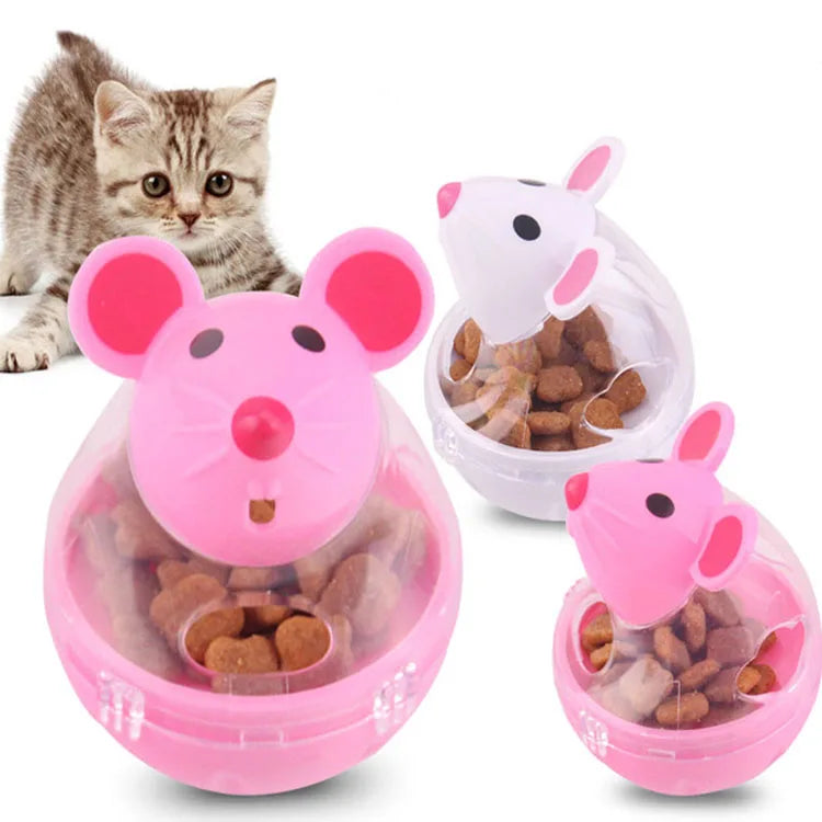 Interactive Cat Food Dispenser Toy β Tumbler Puzzle Ball for Smart Play πΎπ