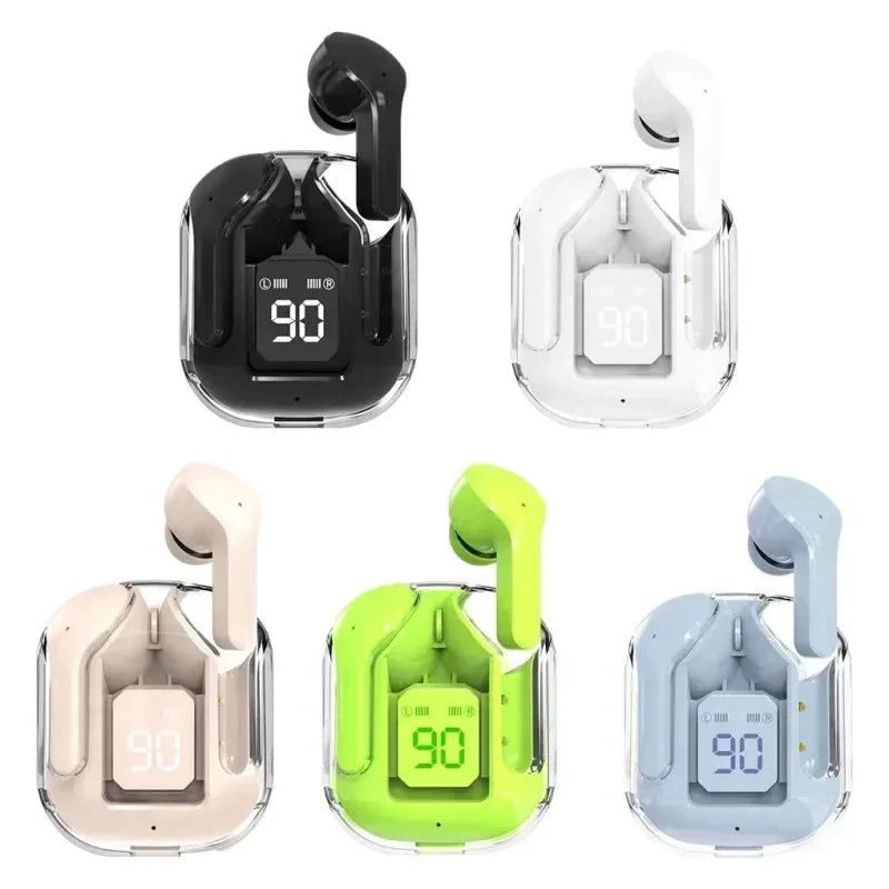 TWS Wireless Bluetooth Earphones - Noise Canceling, HiFi Stereo with Digital Display Charging Case