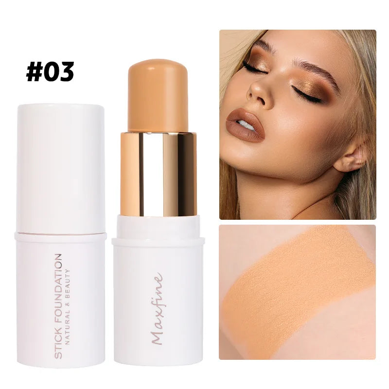New 6 Color Foundation Stick Natural Lasting Waterproof Fashion Multi-functional Concealer Foundation Make-up for All Skin Types