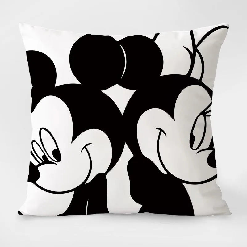 Disney Black & White Mickey Mouse Pillowcase – Stylish & Fun Home Décor