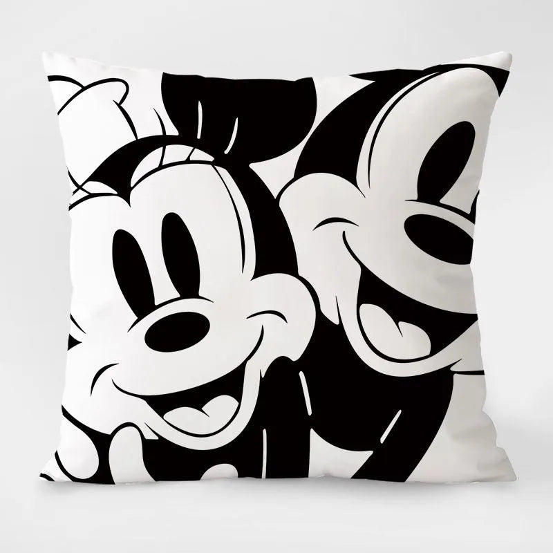 Disney Black & White Mickey Mouse Pillowcase – Stylish & Fun Home Décor