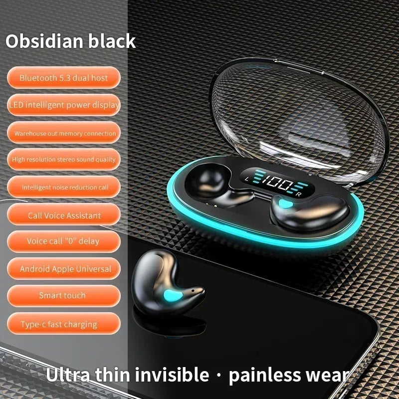 X55 Wireless Sleep Earphones β Noise Reduction & Bluetooth Headset