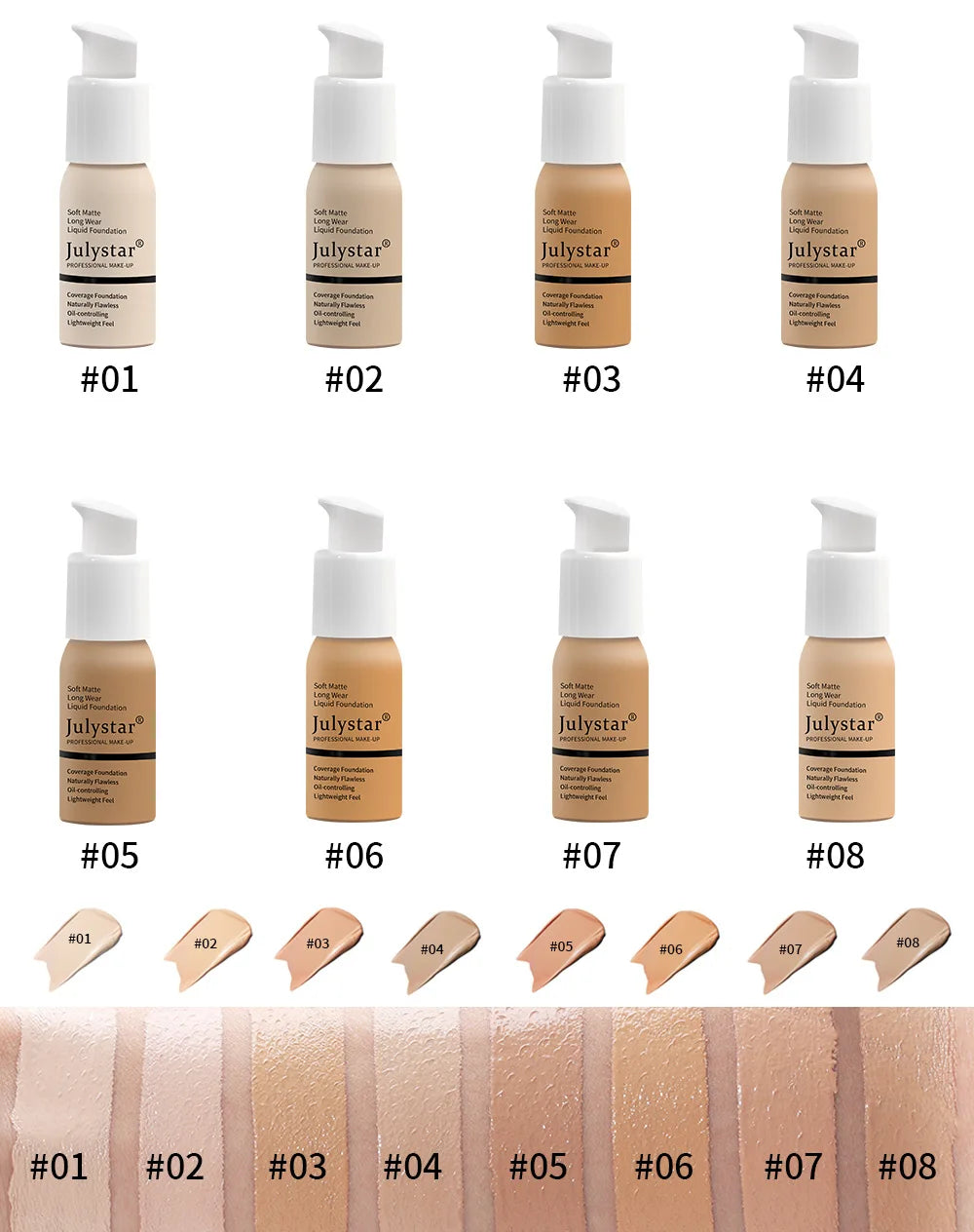Super Stay Full Coverage Liquid Foundation Natural Look Light Skin Waterproof Sweat & Water Resistant Matte Finish Light Beige