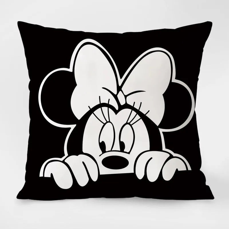 Disney Black & White Mickey Mouse Pillowcase – Stylish & Fun Home Décor