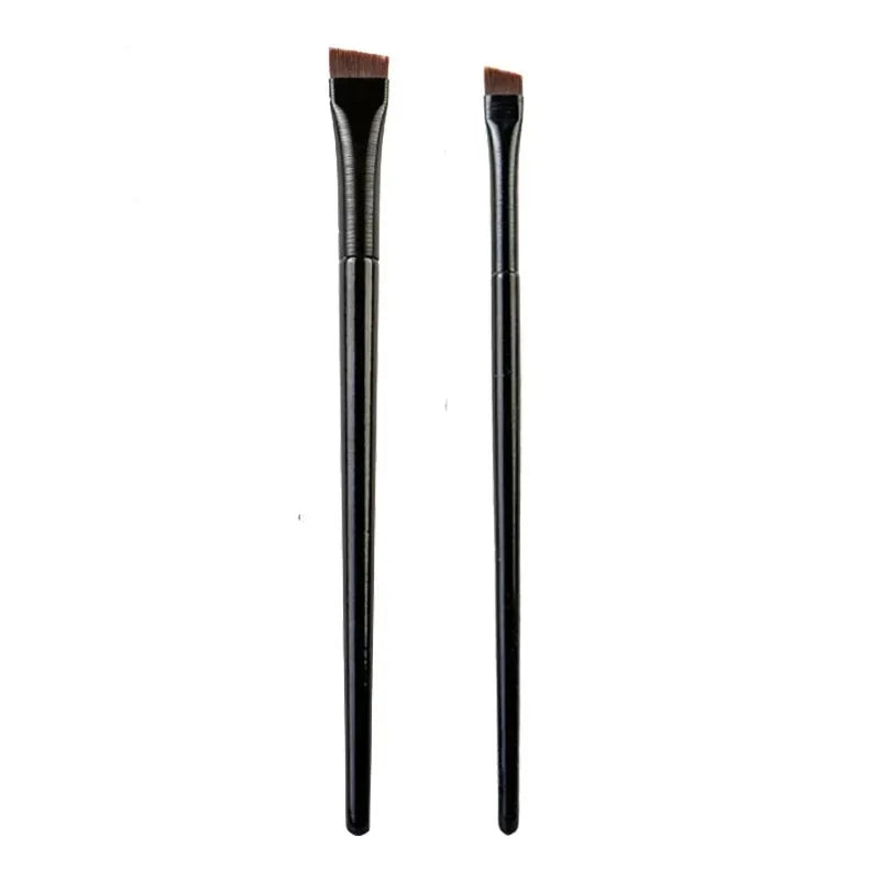 New 2 pieces/set eyebrow contour brush eyebrow eyeliner brush portable small angle eyebrow brush female makeup tool