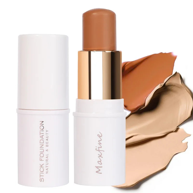 Maxfine 6 Color Concealer Stick Waterproof Moisturizing Lasting Natural Brighten Fashion Multi-functional Foundation Stick 8.5g