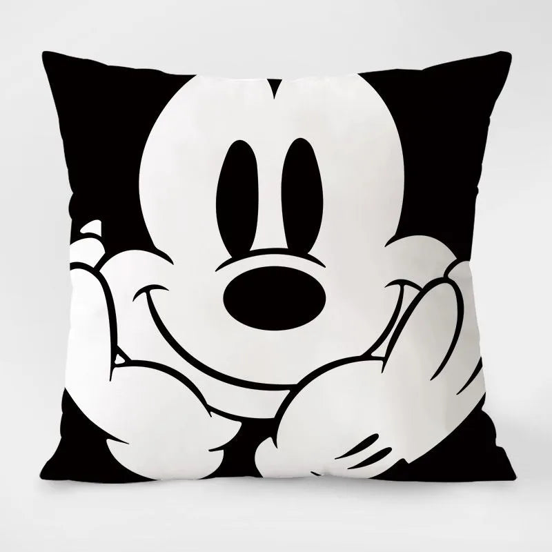 Disney Black & White Mickey Mouse Pillowcase – Stylish & Fun Home Décor