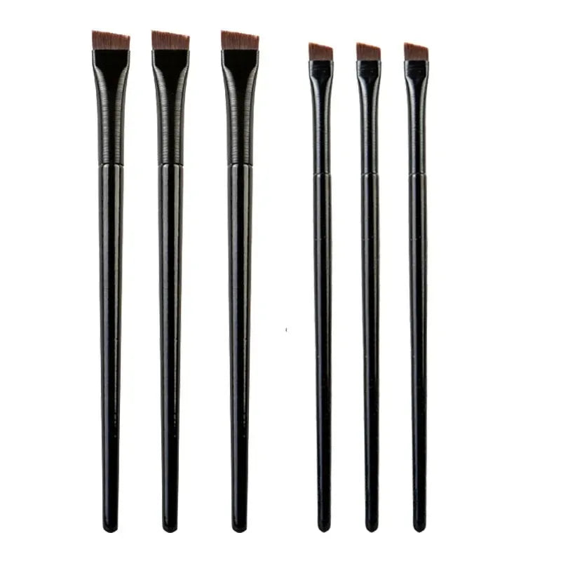 New 2 pieces/set eyebrow contour brush eyebrow eyeliner brush portable small angle eyebrow brush female makeup tool