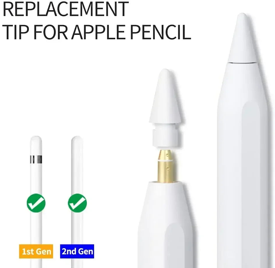 Replacement Tips for Apple Pencil (1st & 2nd Gen) – Smooth & Durable Nibs