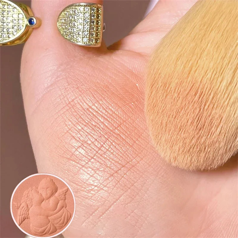 Emboss Style 10 Colors Eyeshadow Palette Glitter Highlighter Face Contour Blush Palette Matte Eyeshadow Women Beautiful Makeup