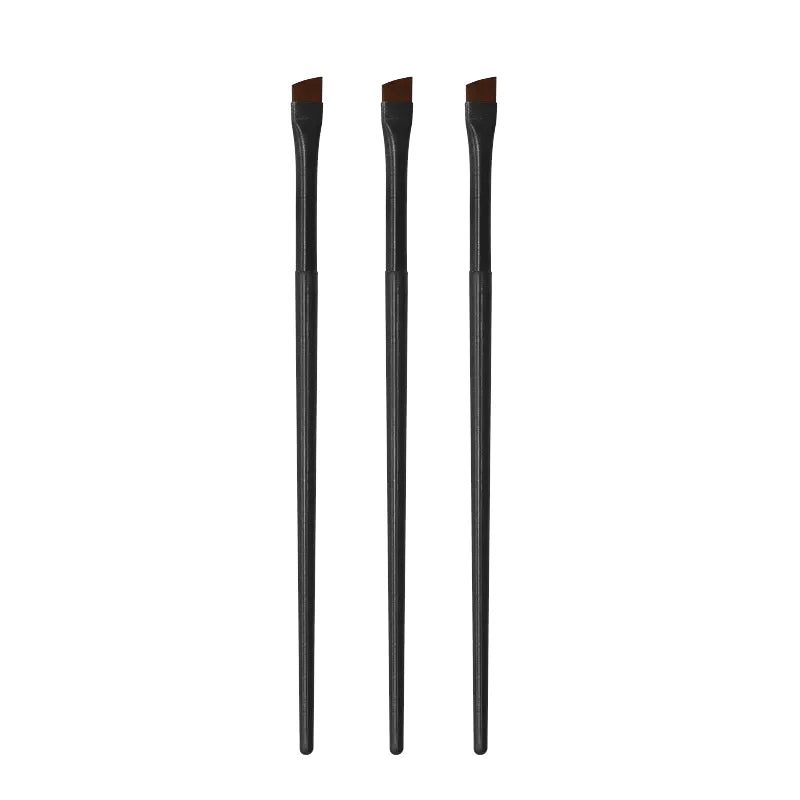 New 2 pieces/set eyebrow contour brush eyebrow eyeliner brush portable small angle eyebrow brush female makeup tool