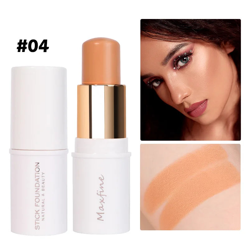 New 6 Color Foundation Stick Natural Lasting Waterproof Fashion Multi-functional Concealer Foundation Make-up for All Skin Types